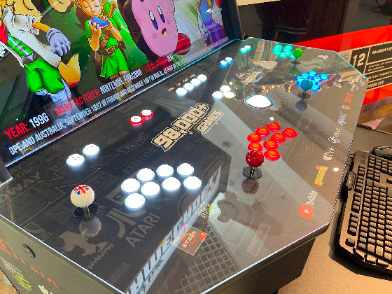 Show Room Arcade Machine with Illuminated buttons