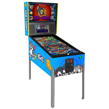 Gamecade Pincade, Virtual Pinball at its best! Showcasing Cat 'N' Mouse Design.