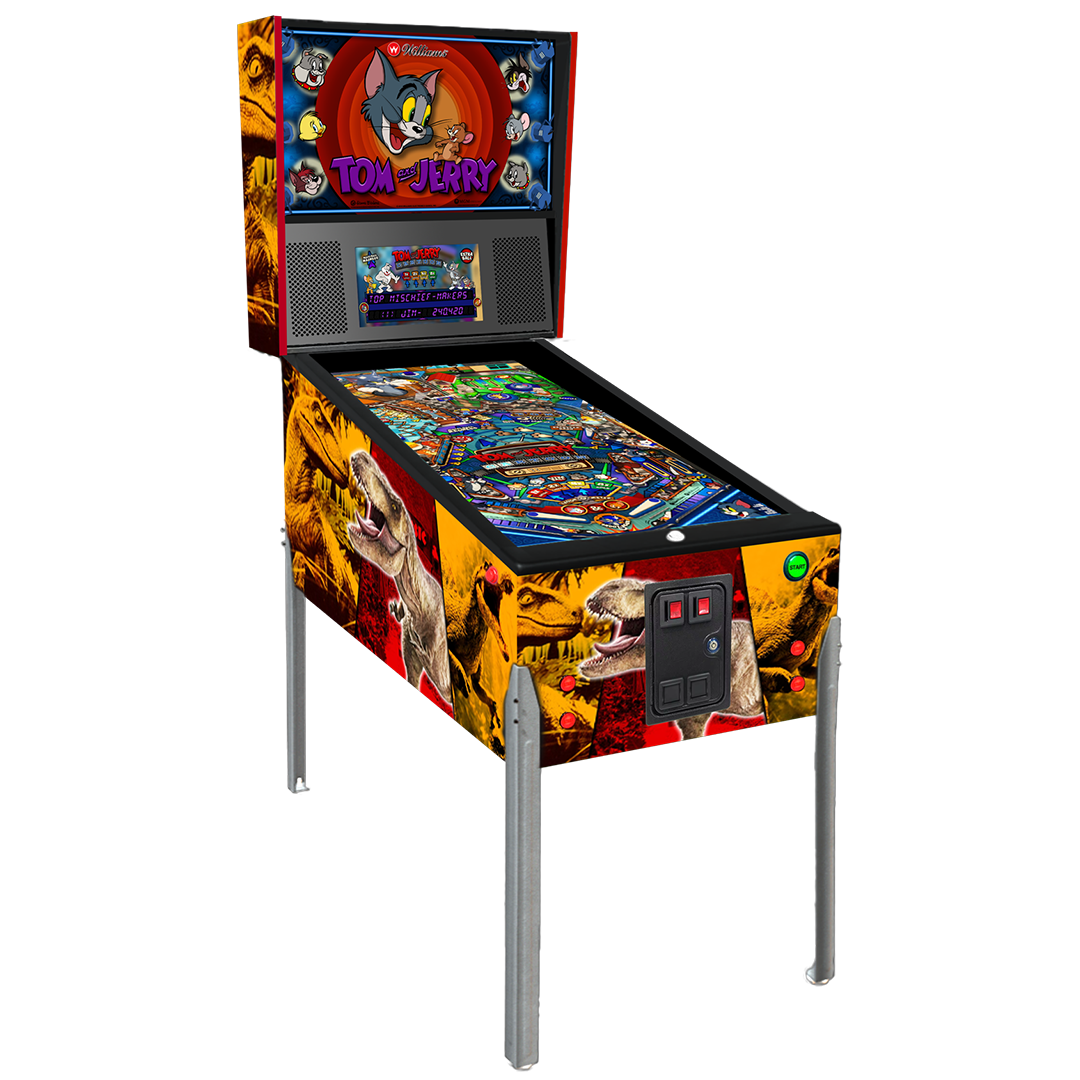 Gamecade Pincade, Virtual Pinball at its best! Showcasing Dinocade Design.